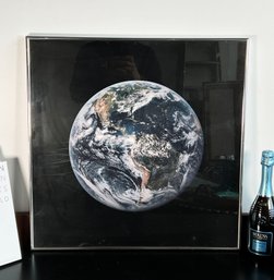 Vintage Pale Blue Dot NASA Photograph Lithograph Print