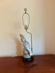 Cockatoo Bird Figurine Lamp