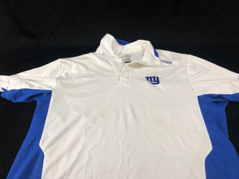 NY Giants Golf Shirt Large