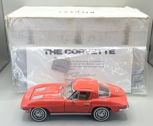 Franklin Mint Precision Models 1963 Chevrolet Corvette 1:24 Scale W/ Box & Paperwork