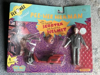 Nostalgic Vintage 1988 PEE WEE And SCOOTER Action Figure Set- Mint On Sealed Card!