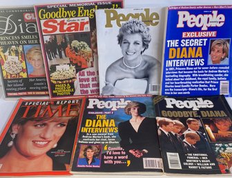 Lot Of Princess Diana Magazines