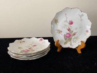 Vintage Floral Designed Dishes