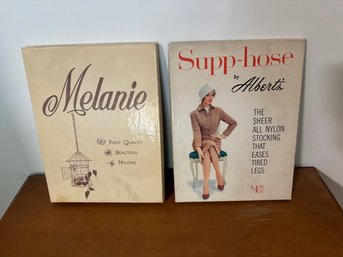 2 Pair Vintage Nylon Stockings