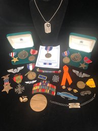 Military Awards And Memorabilia Collection