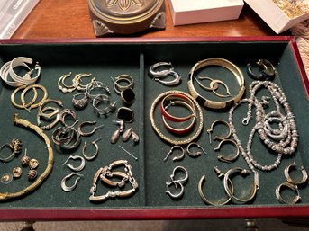 Large Lot  Costume Jewelry 1 Set By Napier - Necklace, Bracelet And Earrings