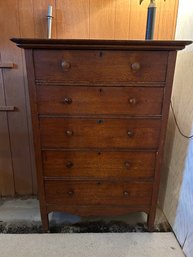 Antique Pine Tall Dresser