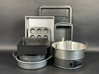 An Assortment Of Baking Pans