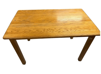 Solid Oak  Dining Table  48 X 30 X 30