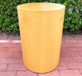 A Modern WOOD PEDESTAL Or Side Table