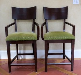 Matching Pair Of Counter Height Chairs
