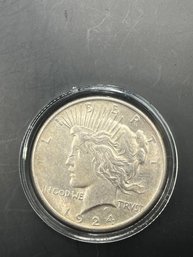 1924 Silver Peace Dollar