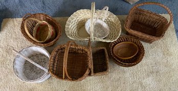 Large Basket Lot ~ All Shapes And Sizes ~