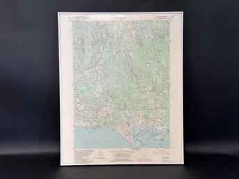 Vintage Geological Survey Map Of Clinton, CT