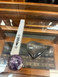 3 Powerful Crystals - Amethyst - Selenite - Obsidian