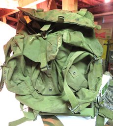 Army Green Military Style Back Pack