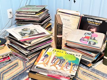 A Large Collection Of Vintage Records Over 50 - Classics And Jazz