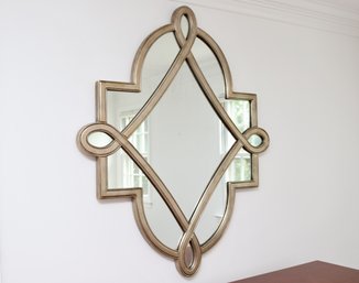 Hooker Furniture Gilded Champagne Silver  Morrocan Inspired Diamond Wall Mirror