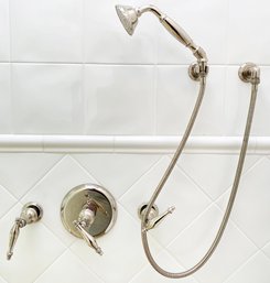 Custom Shower Fittings In Chrome And Brushed Steel By Kallista