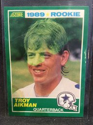 1989 Score Troy Aikman Rookie - K