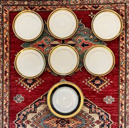 Set Of 6 Vintage Lenox Plates & (1) Raynaud Limoges Plate