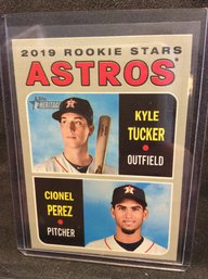2019 Topps Heritage Houston Astros Kyle Tucker Rookie - K