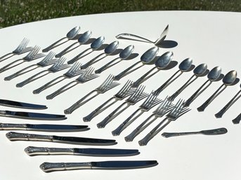 A Vintage Sterling Silver Partial Flatware Service By State House - Over 27 Ozt!