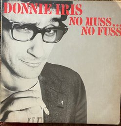 DONNIE IRIS & The CRUISERS - PROMO LP 'NO MUSS NO FUSS ' VERY GOOD CONDITION