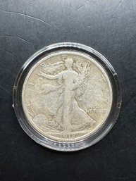 1918-S Walking Liberty Silver Half Dollar