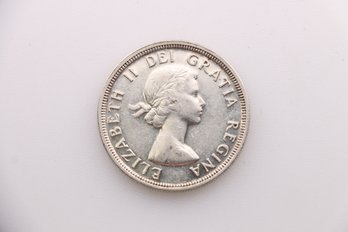 1953 Canadian Silver One Dollar Coin