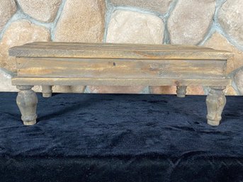 Vintage Bench Table Decor Piece