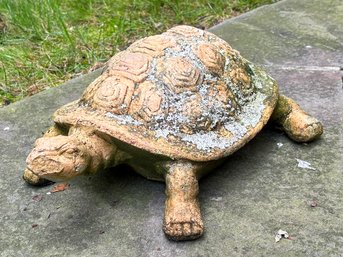 A TERRA Cotta Garden Turtle - AS IS