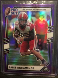 2022 Leaf Pro Set Caleb Williams Rookie Card - K