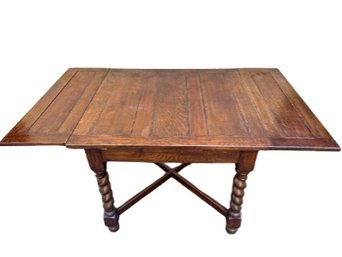 Antique English Pub Table With Extensions