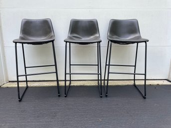 Three Contemporary Bar Stools