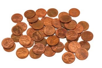 The 1950's Lincoln Cents - 50 Coins Total