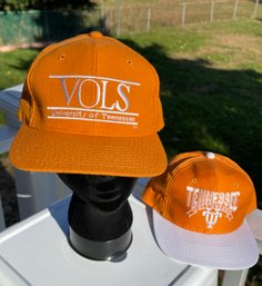 NWOT Vtg Lot Of 2 University Of Tennessee Vols Snapback Hat