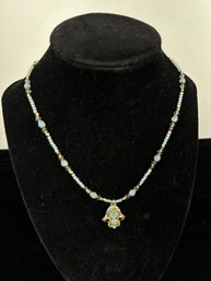 Michael Galan Hamsa Necklace