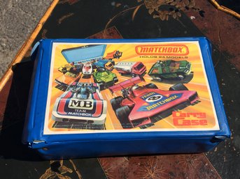 Set (1 Of 2) Awesome 1970s / 1980s MATCHBOX Cars With Carrying Case - With 24 Cars Total - Please Read Listing