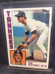 1984 Topps Don Mattingly Rookie - K