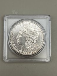 1897 Morgan Silver Dollar In Plastic Case