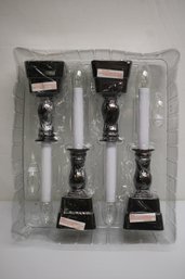 New In Box Lot Of Four Battery Operated Christmas Candlesticks By Bethlehem Lighting