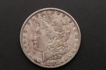 1897 Silver Morgan Dollar Coin