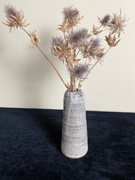 Dried Flower Arrangement In Vase