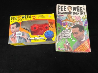 Pee Wees Playhouse Gift Set And Pee Wees Colorforms Play