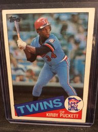 1985 Topps Kirby Puckett Rookie - K