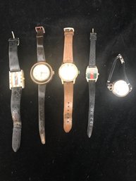 Various Branded 5 Piece Vintage Watch Collection