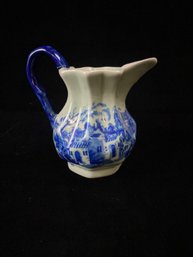 Blue And White Pitcher/creamer