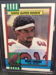 1990 Topps Deion Sanders Rookie - K