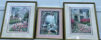 Three English Style Garden Prints (c)